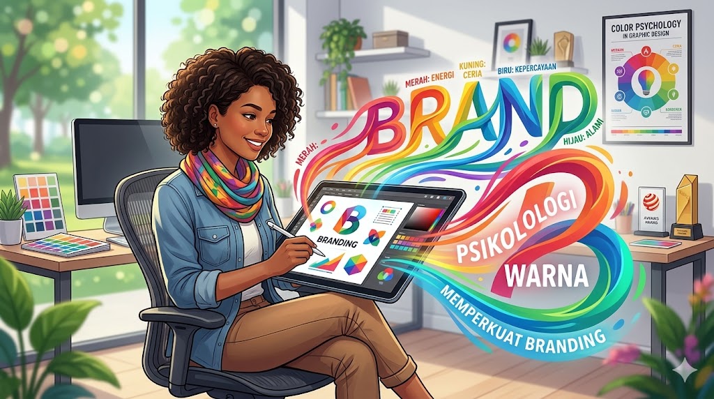 Psikologi Warna dalam Desain Grafis untuk Memperkuat Branding