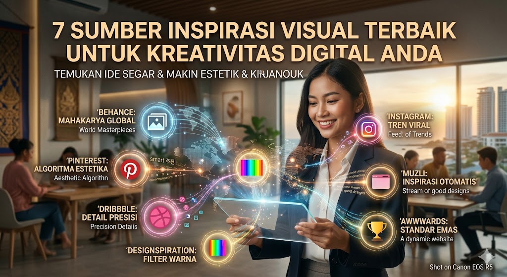 7 Sumber Inspirasi Visual Terbaik untuk Kreativitas Digital