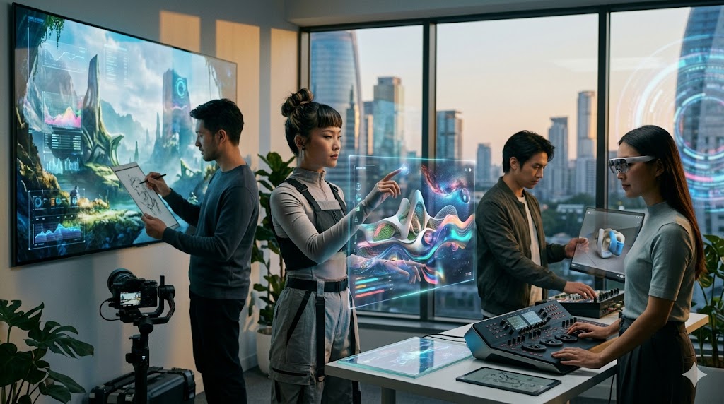 Horison Kreativitas Digital: Gabungan Teknologi & Imajinasi