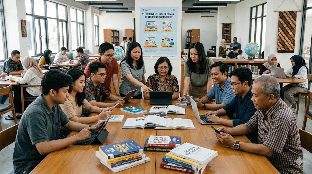 Pentingnya Literasi Informasi Cegah Polarisasi Society
